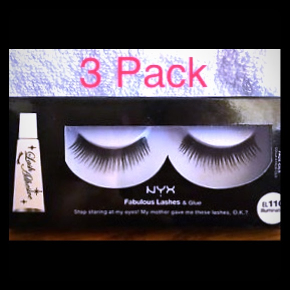 Pack of 3 - Nyx Professional makeup Fab lashes